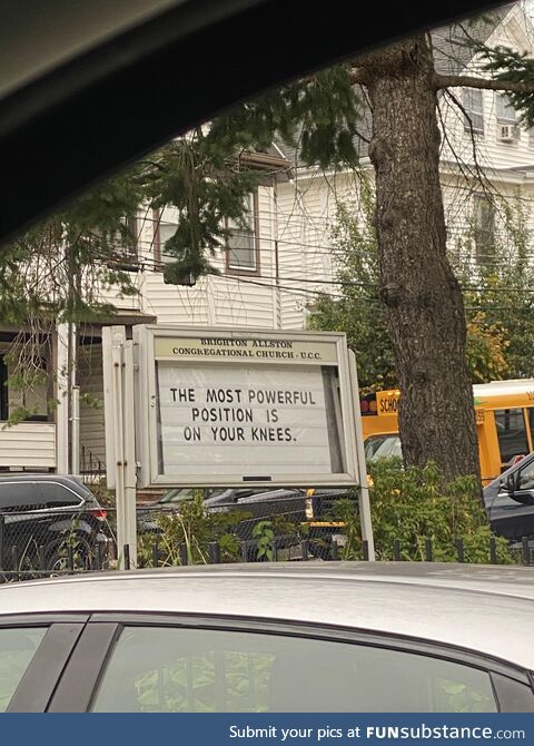 Our local church be wylin today