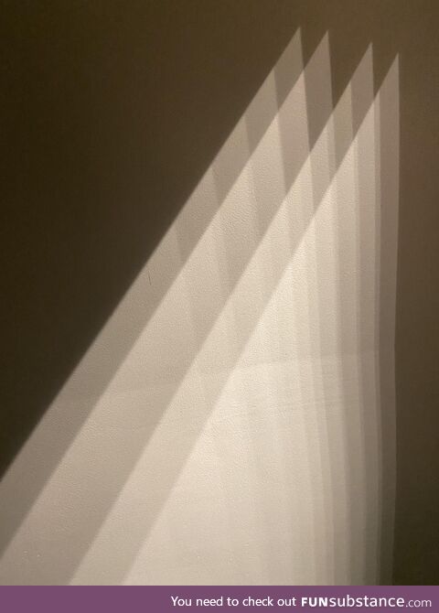 Light through a garage window…