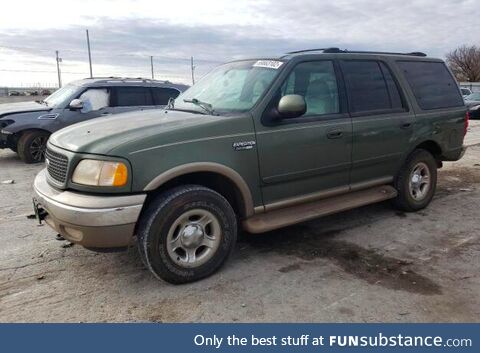 If your neighborhood doesn't have at least one green Expedition, we in different tax