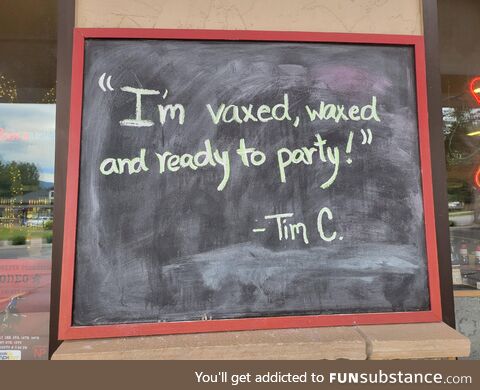 Saw this outside a liquor store in Colorado this weekend