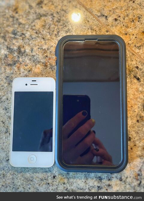 IPhone 4 Vs iPhone 14 Pro Max…Oh how far we’ve come…