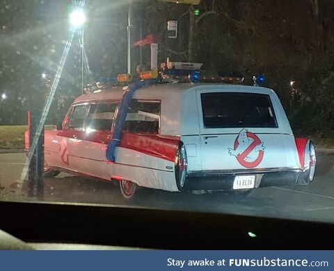 Ghostbusters Car Spotted in Virginia