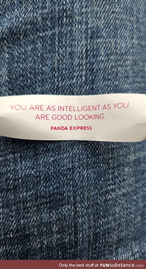 Wasn't expecting to get insulted by lunch today
