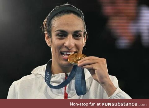 Imane Khelif is the first Algerian, Arab and African woman to win boxing gold at