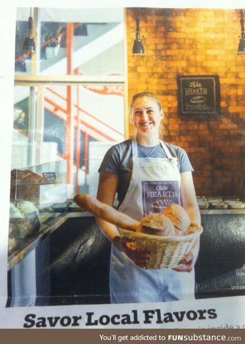 We know why she's smiling