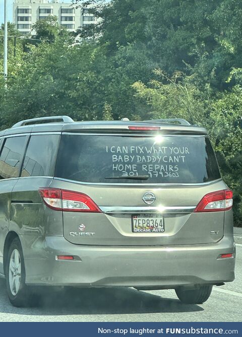 This handy man advertisement