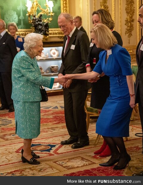 Elizabeth, the shortest serving meets the Elizabeth, the longest serving