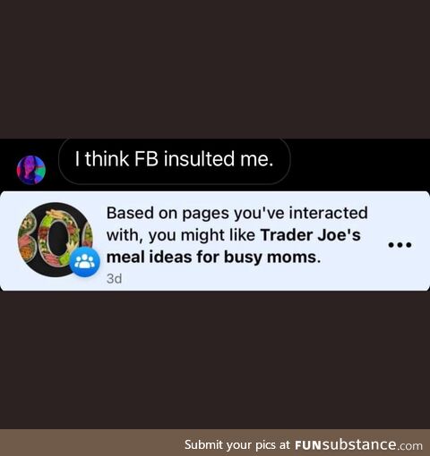 Facebook burn