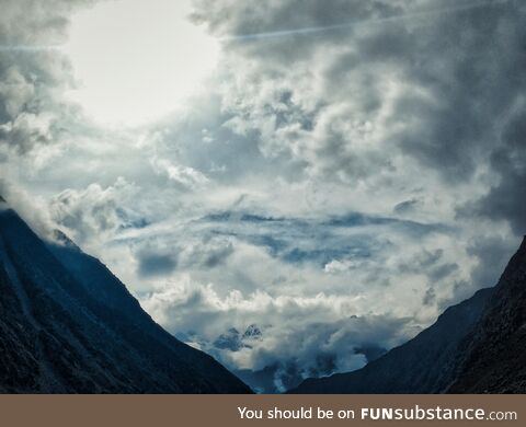 Side view of sky