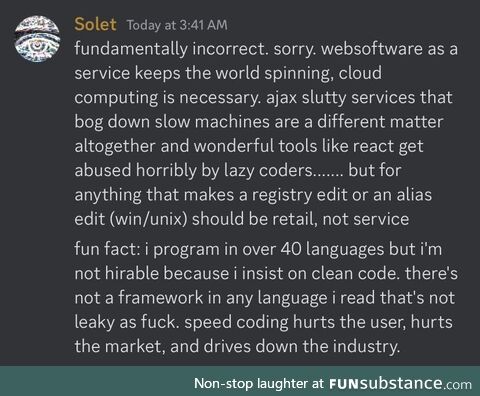 Least arrogant programmer