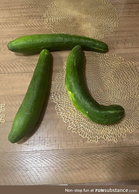 Made cucumber pie