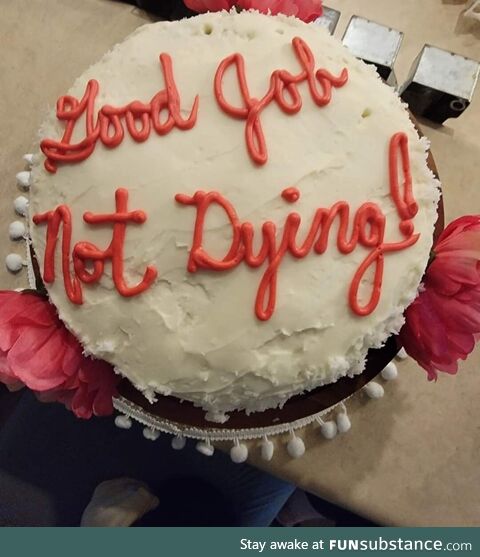 For a co-worker who is in remission after 3 years of treatments