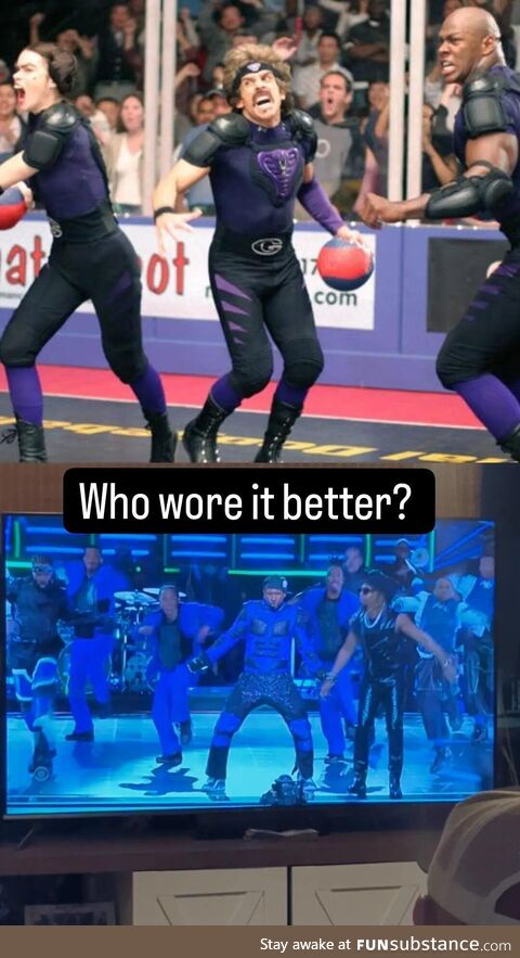 Dodgeball or Halftime show?