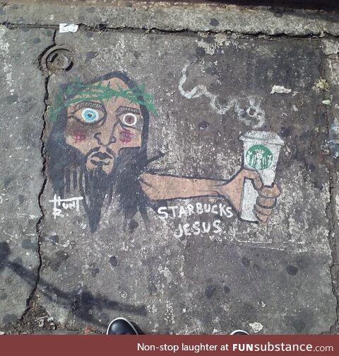 Starbucks jesus