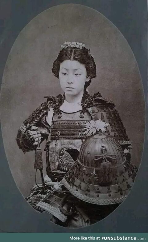 Samurai Woman, picture was taken is 18th century