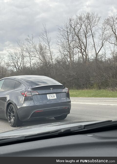 I think I just passed Mike Tyson on the highway