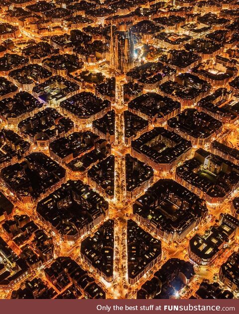 Barcelona at night