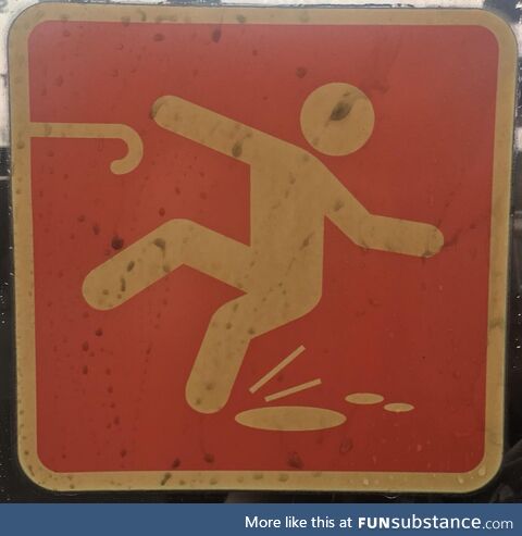 Is it warning of vaudeville cane when performing or…?