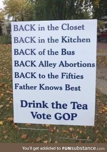 Lawn Sign seen in Texas