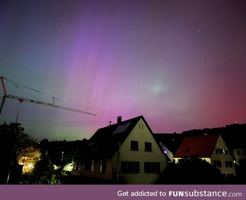 Northern Lights in Middle Europe