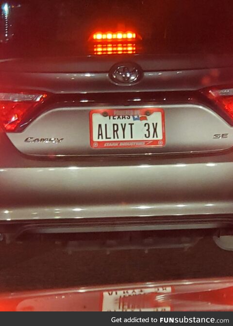 Driving behind Matthew Mcconaughey