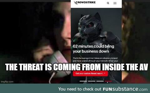 It's coming from inside