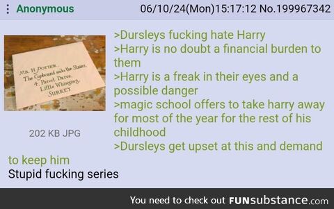 Anon on Dursleys
