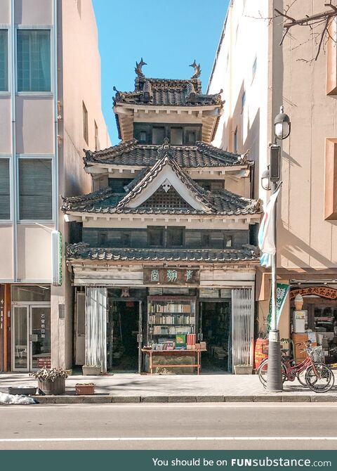 An old book store in Matsumoto, Japan
