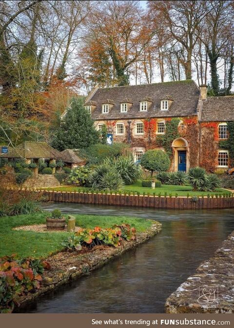 Swan Hotel Bibury, located in the Cotswold, United Kingdom