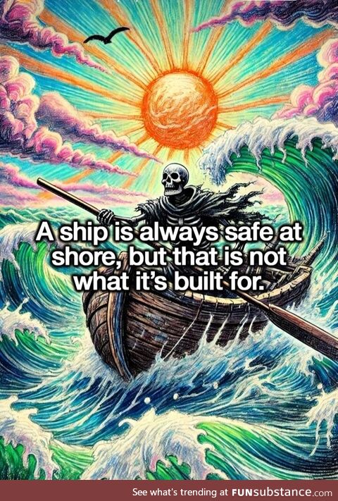 Leave your comfort behind