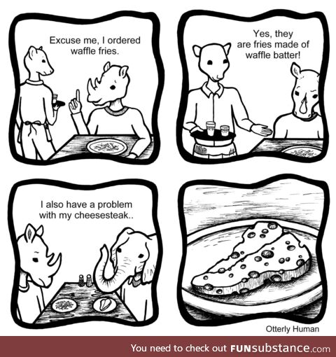Waffle fries [oc]