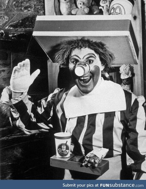 The original Ronald McDonald, 1963