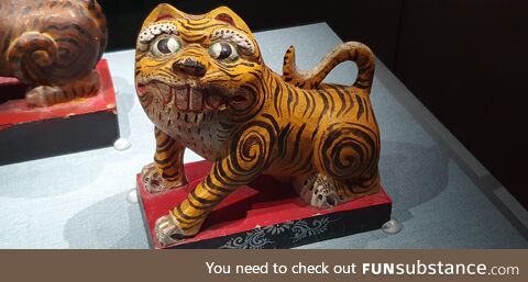 Tiger God statuette at the National Museum of Taiwan History