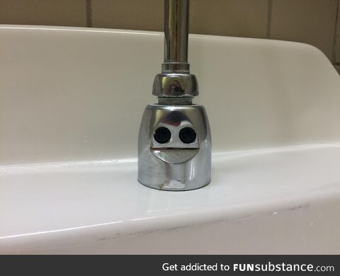 This faucet is not your buddy, guy