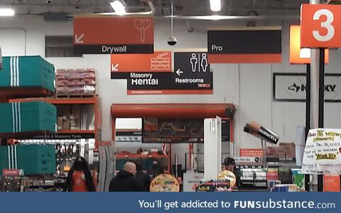 New section at Home Depot!