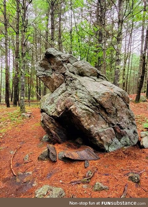 Frog rock now New Boston NH (other one is from 1900s couldnt post together)