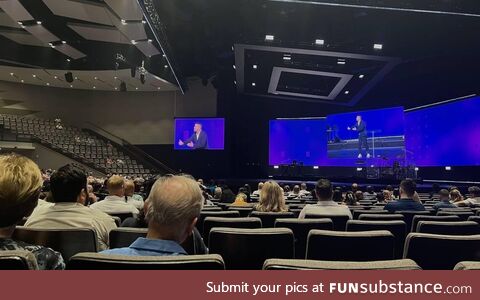 8,000 seat TX church attendance after lead pastor (Trump's spiritual advisor) busted for