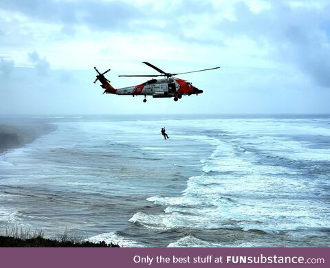 [OC] Cape Disappointment, Washington coast a few days ago