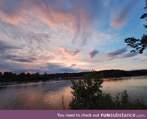 Sunset in Germany - no filter