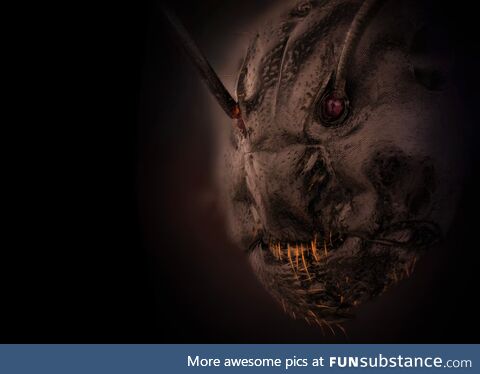 Close view of an ant, by Dr. Eugenijus Kavaliauskas (Nikon Small World 2022)