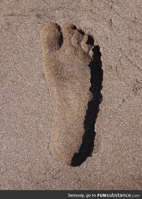 Taken on a beach in the Galapagos. Bit of an optical illusion