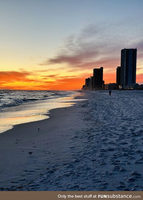 Sunset in Gulf Shores Alabama