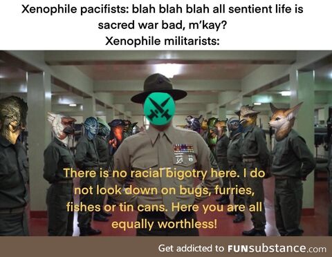 If you can hold a rifle you can stay