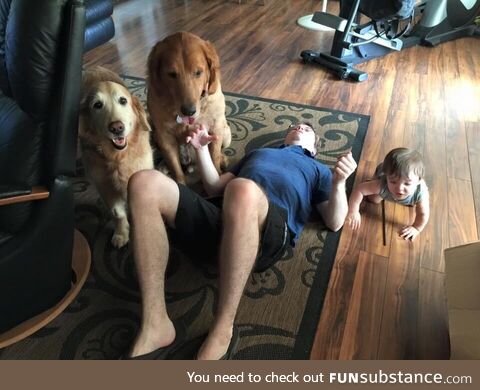 You can’t do sit-ups in this house