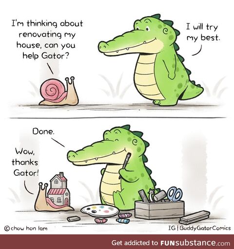 Buddy gator - renovation