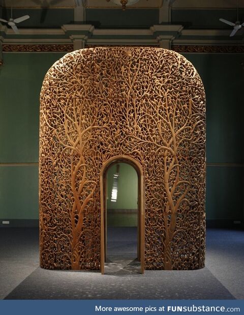 Sculpture by artist Sudarshan Shetty