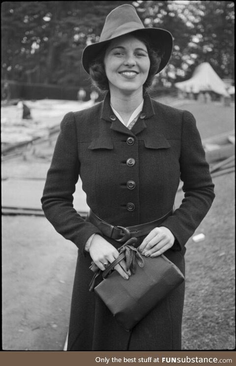 Rosemary (sister of President John F. Kennedy) during her trip to Ireland. 1938