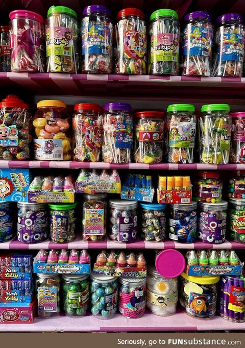Cheap Colorful Candies in Divisoria, Manila