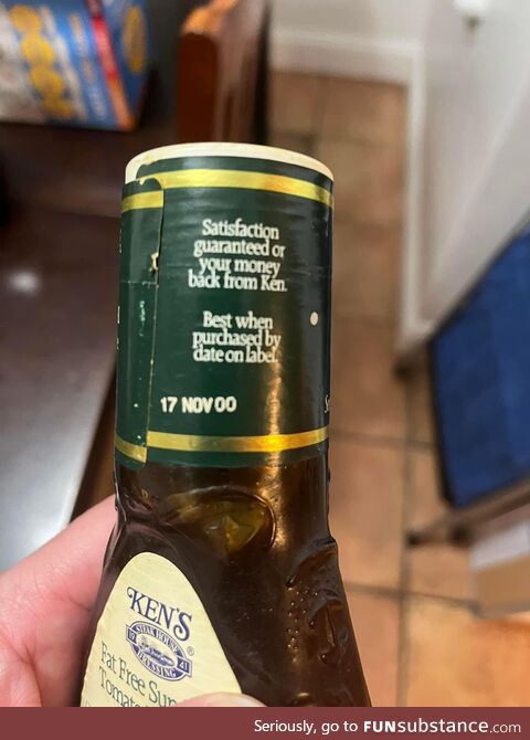 My wife said that “This was still good.”  I threw it out anyhow