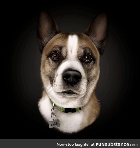 I draw each strand of hair and really happy with this outcome